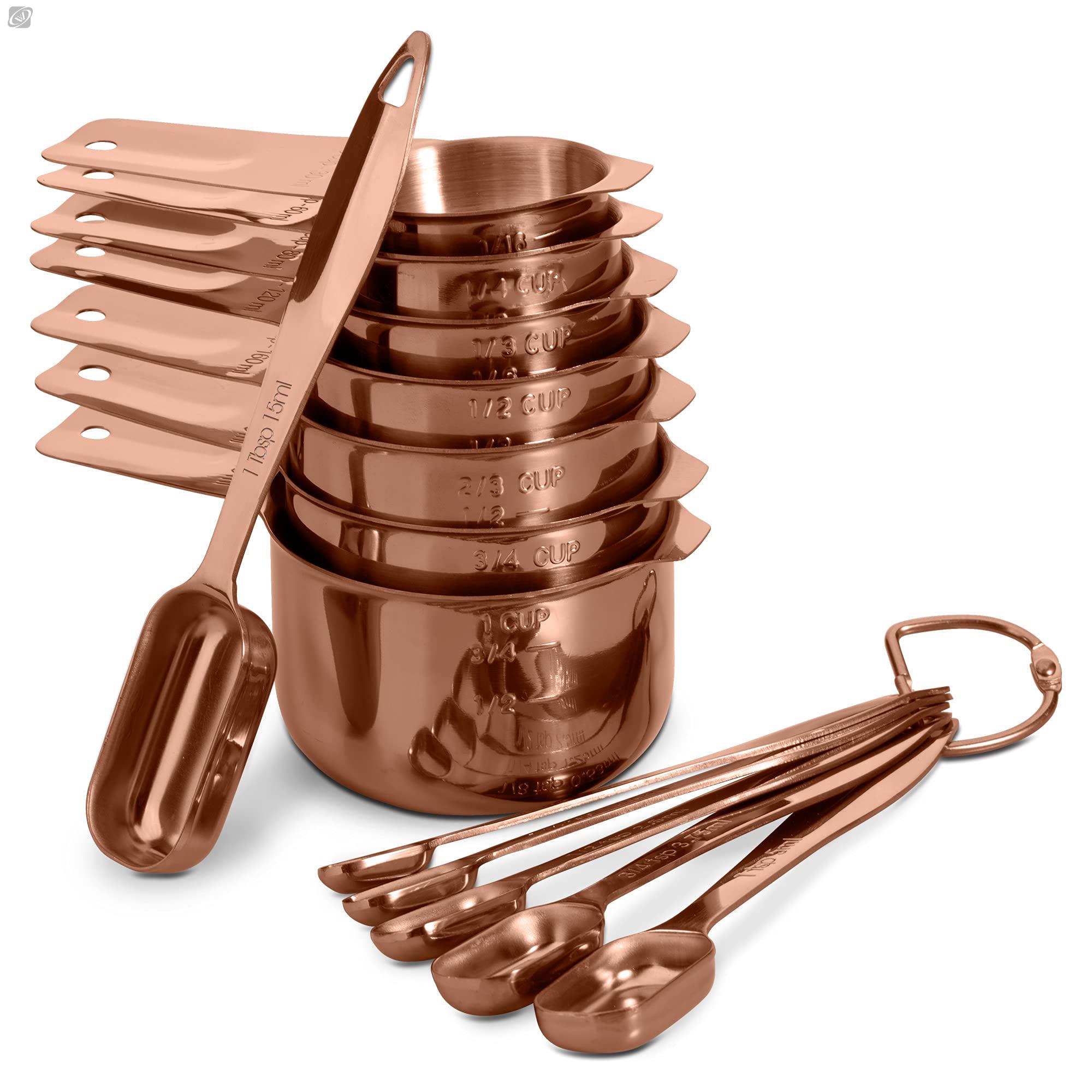 Coffee Tea And Sugar Set - 13 Pcs Measuring Spoons Set Stainless