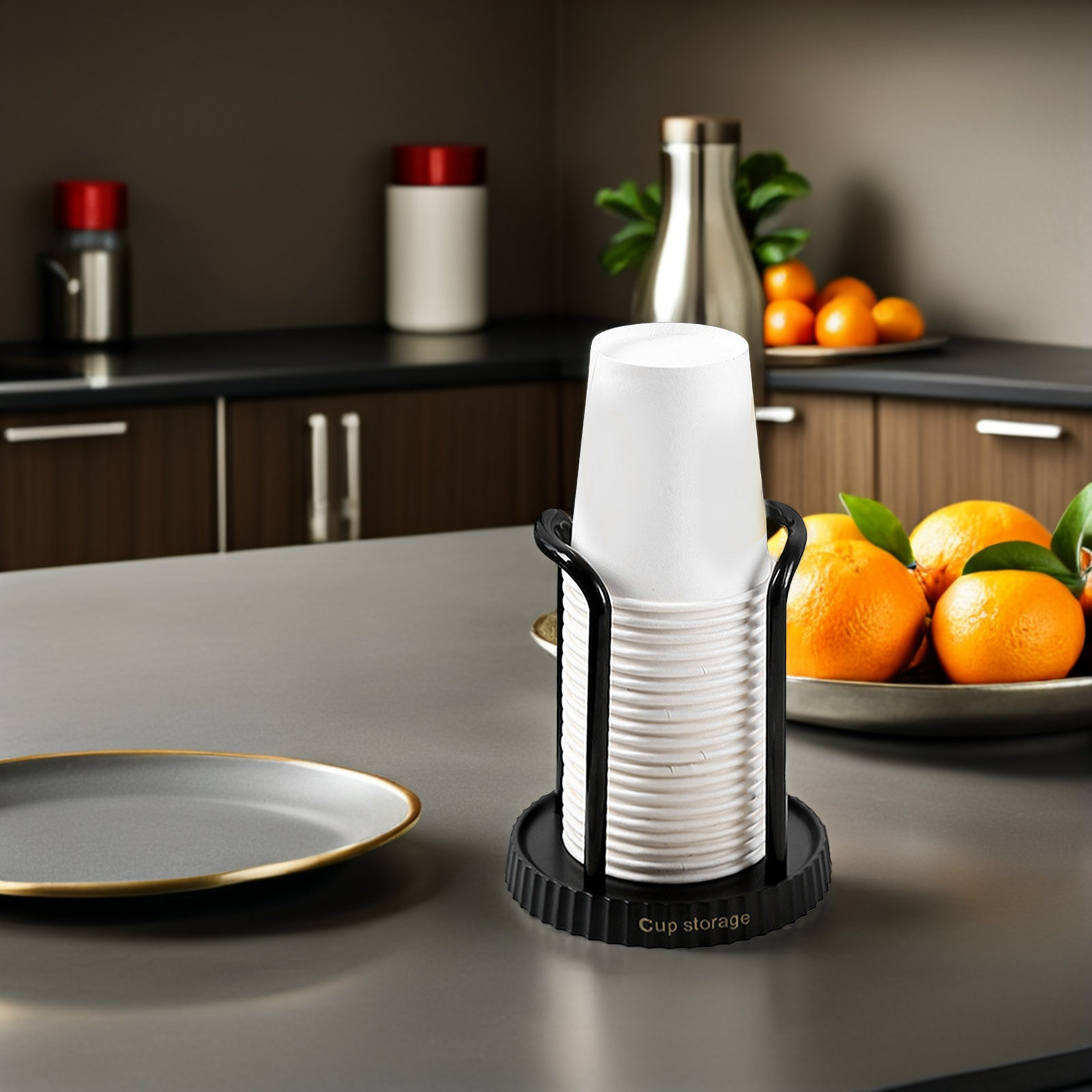 2Pcs Disposable Cup Dispenser  - Coffee Tea Holder ulasan dan harga