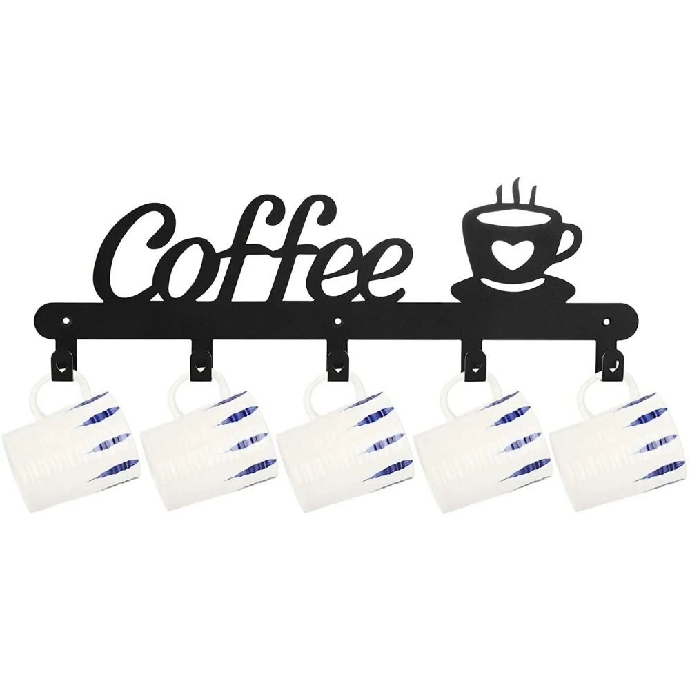 Metal Wall Mounted Coffee Mug  - Coffee Tea Holder ulasan dan harga