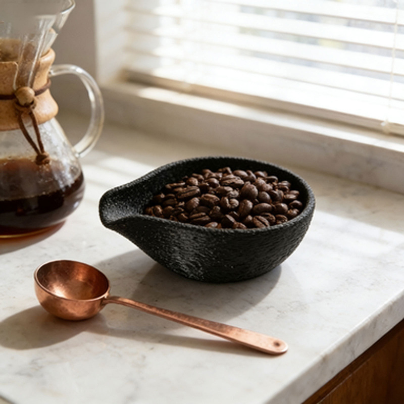1pc Coffee Bean Dosing Cup & T - Coffee Tea Bean Leaf ulasan dan harga
