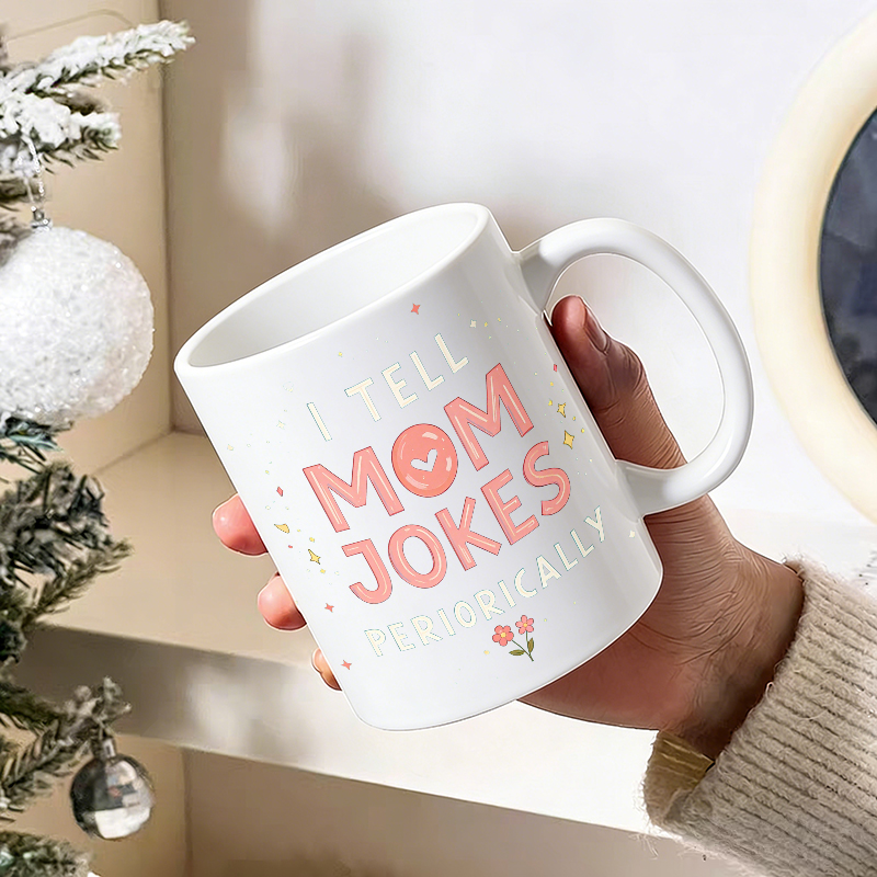 Cup & Mug Set, I Tell Mom Joke - Coffee Tea Jokes ulasan dan harga