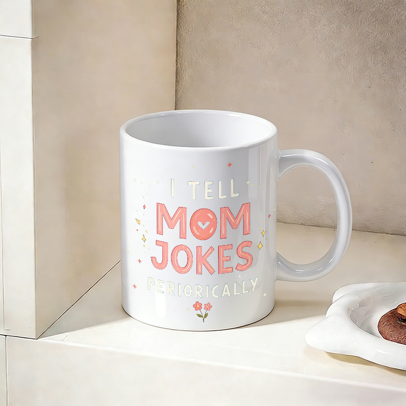 Cup & Mug Set, I Tell Mom Joke - Coffee Tea Jokes ulasan dan harga
