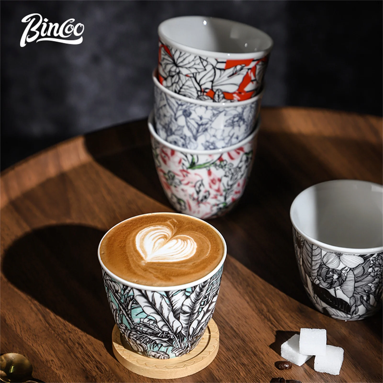 BINCOO Ceramic Coffee Cup Crea - Coffee Tea Latte ulasan dan harga