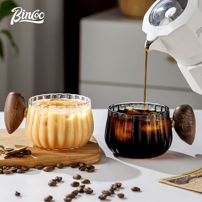 New Stripe Heat-resistant High - Coffee Tea Latte ulasan dan harga