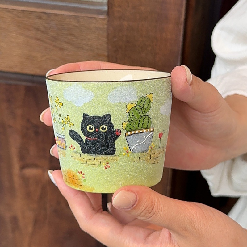 Hand painted coarse pottery un - Coffee Tea Latte ulasan dan harga