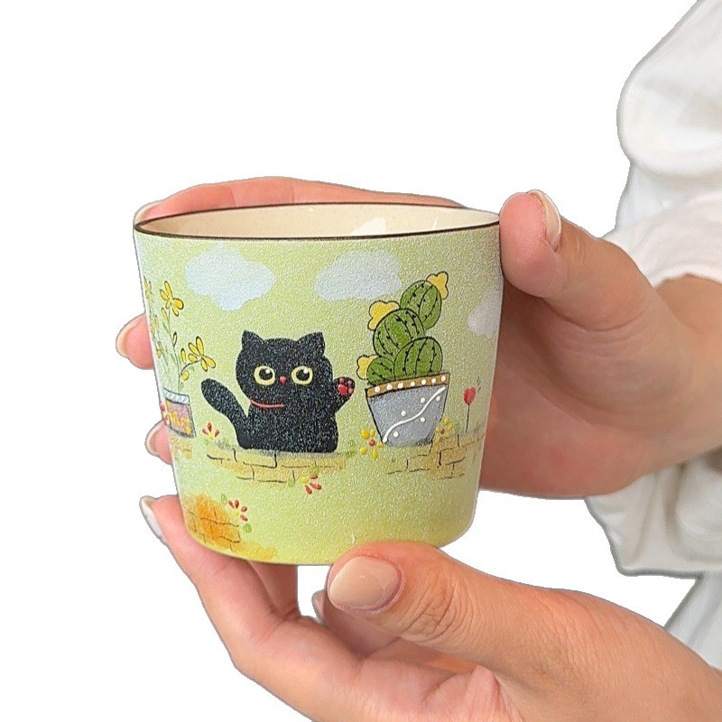 Hand painted coarse pottery un - Coffee Tea Latte ulasan dan harga