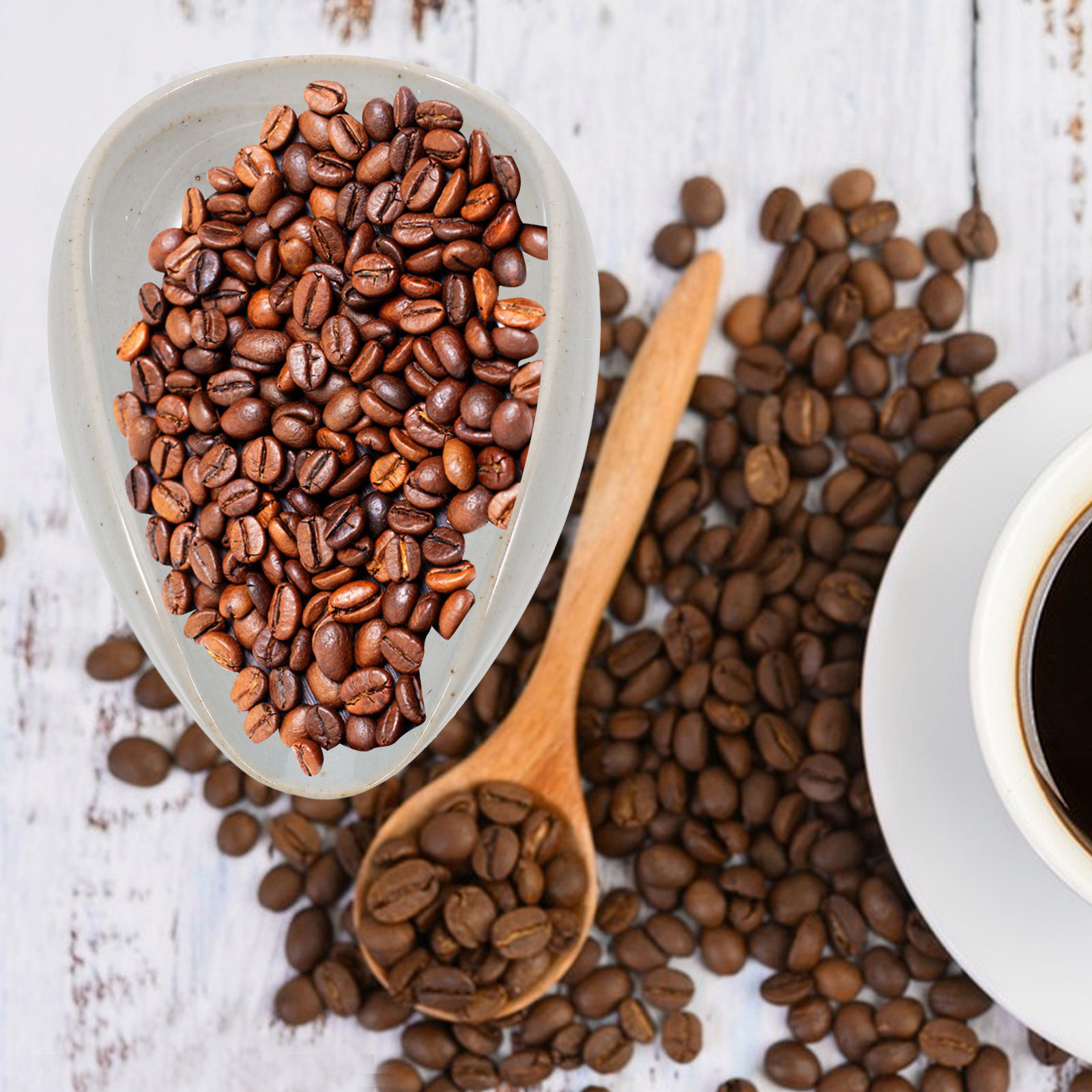 Ceramic Coffee Bean Dosing Tra - Coffee Tea Bean Leaf ulasan dan harga