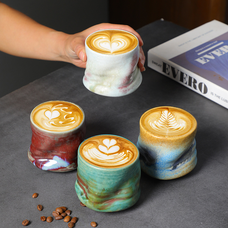 Stoneware Espresso Cups Vintag - Coffee Tea Latte ulasan dan harga