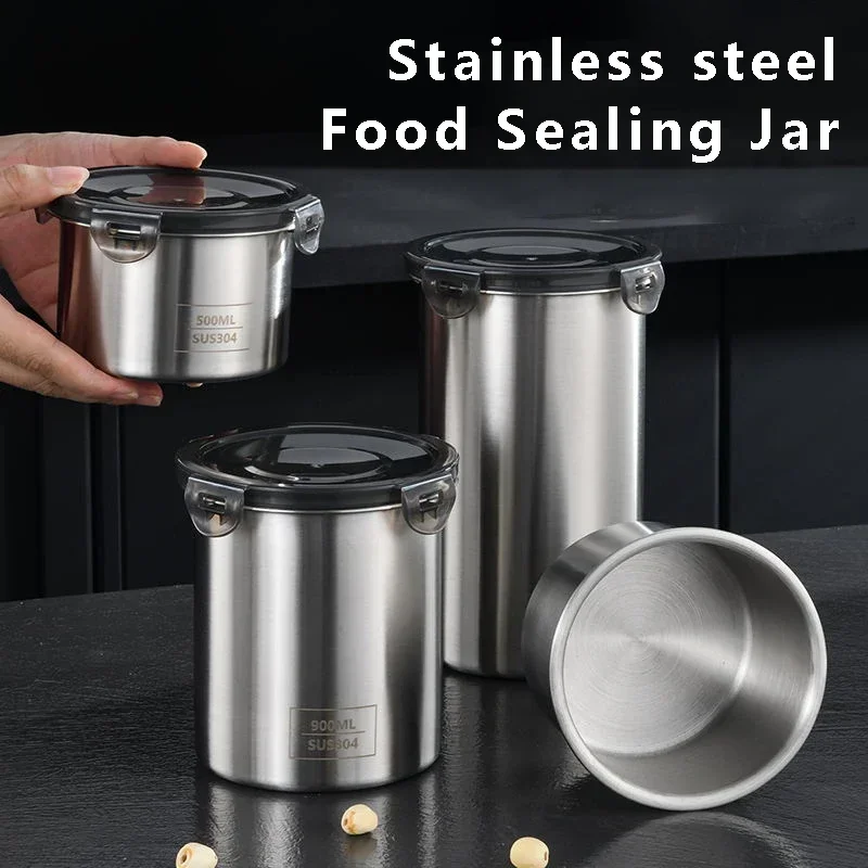Stainless Steel Food Container - Coffee Tea Bean Leaf ulasan dan harga