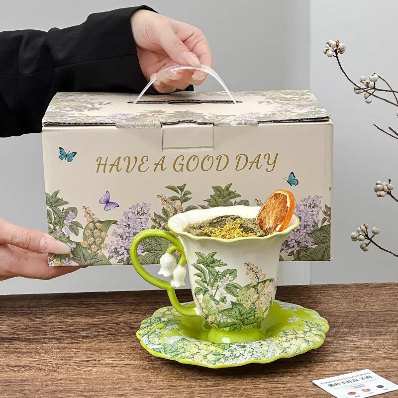 Lily of the valley blooming af - Coffee Tea And Sugar Set ulasan dan harga