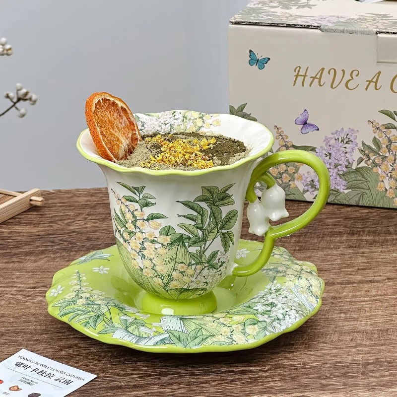 Lily of the valley blooming af - Coffee Tea And Sugar Set ulasan dan harga