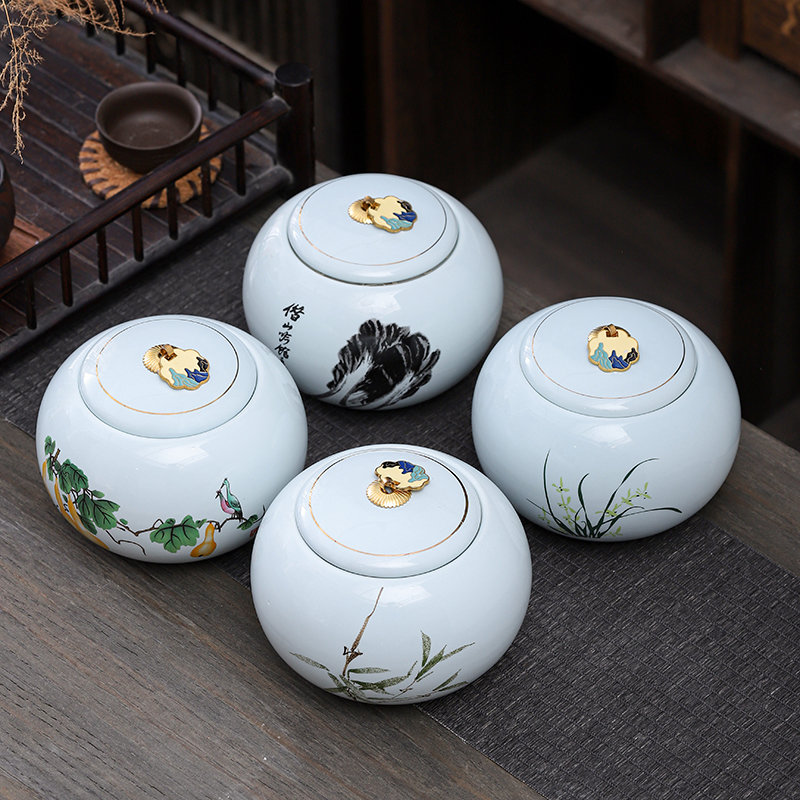 Blue-green Porcelain Tea Leaf  - Coffee Tea Bean Leaf ulasan dan harga