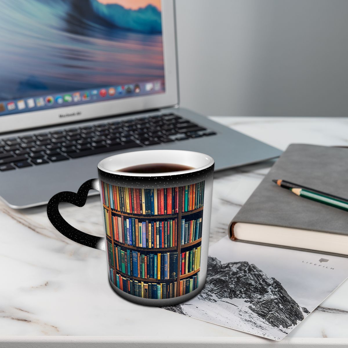 Education Library Book Mug Fun - Coffee Tea Library ulasan dan harga