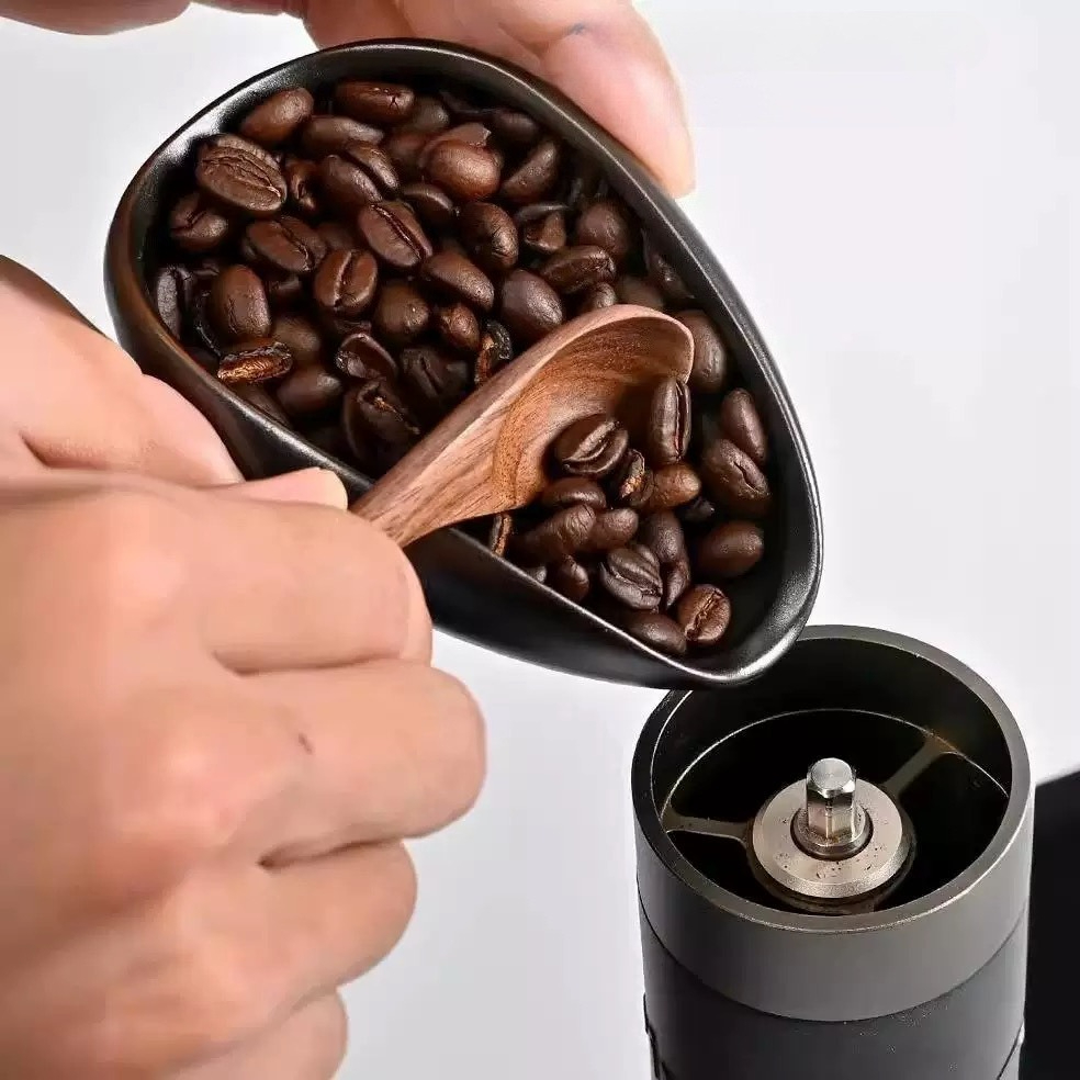 Ceramic Coffee Bean Dosing Tra - Coffee Tea Bean Leaf ulasan dan harga