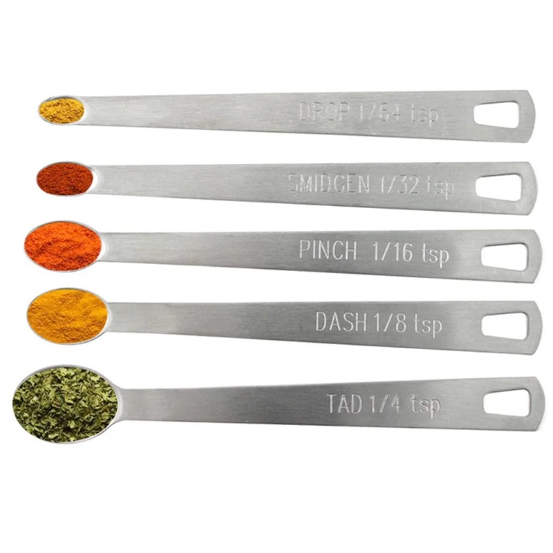 5pcs/Set Small Measuring Spoon - Coffee Tea And Sugar Set ulasan dan harga