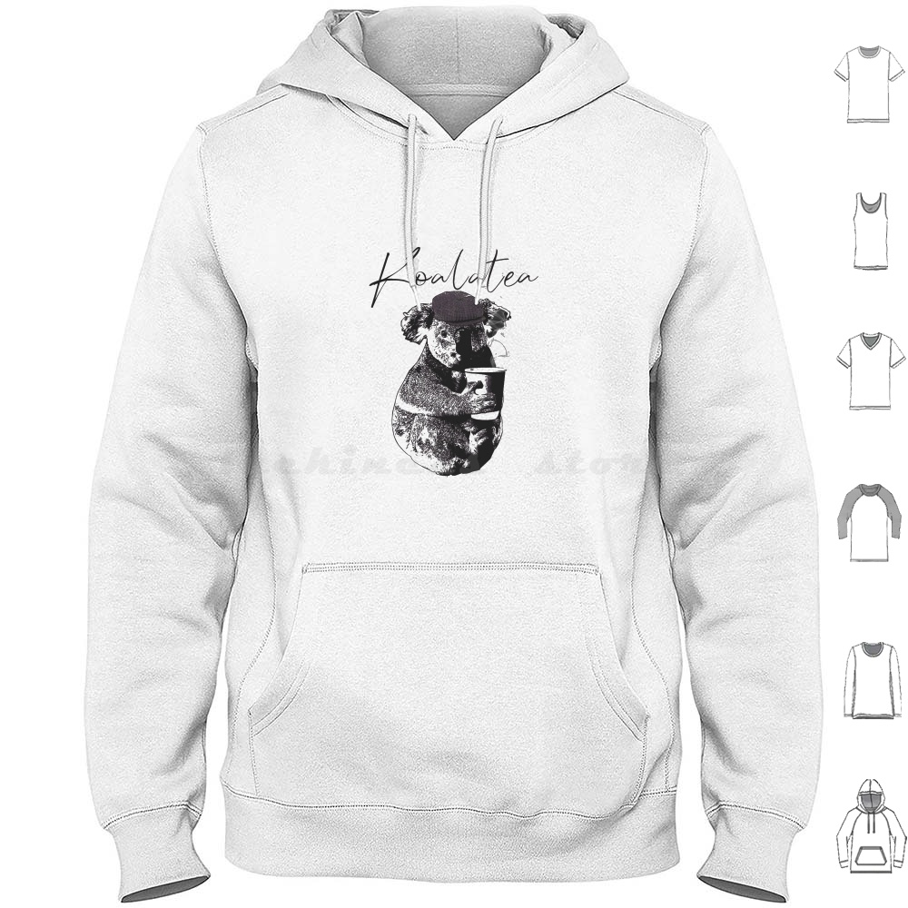 Koalatea Hoodie Cotton Long Sl - Coffee Tea Jokes ulasan dan harga