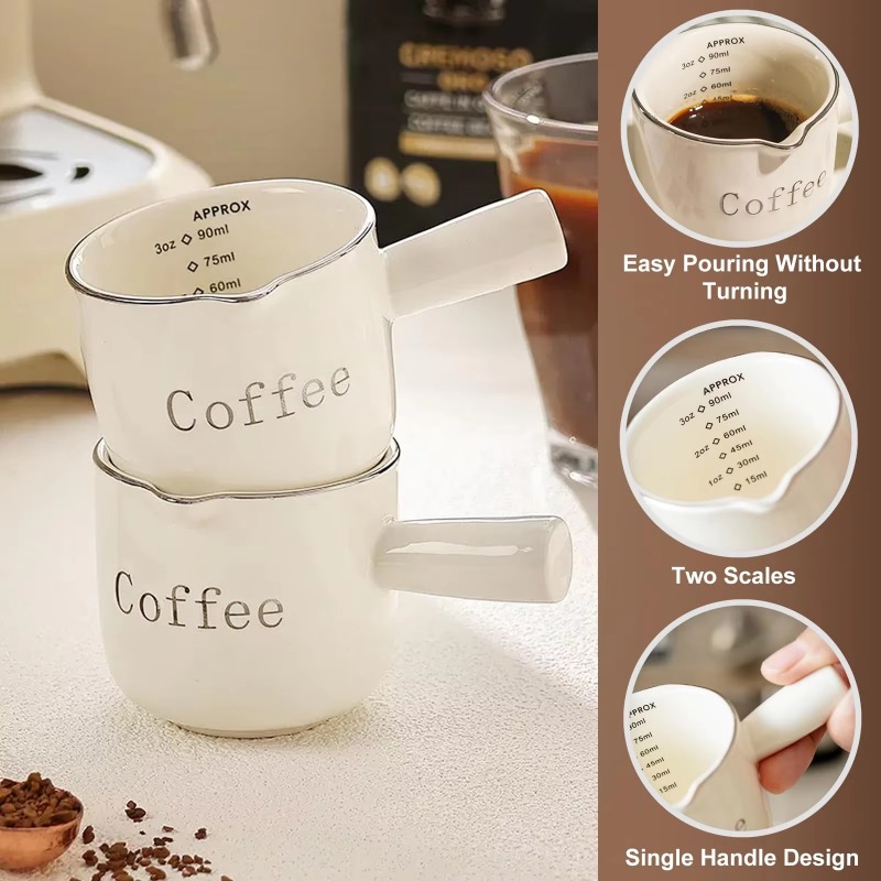 Mini Ceramic Coffee Cup with H - Coffee Tea Latte ulasan dan harga