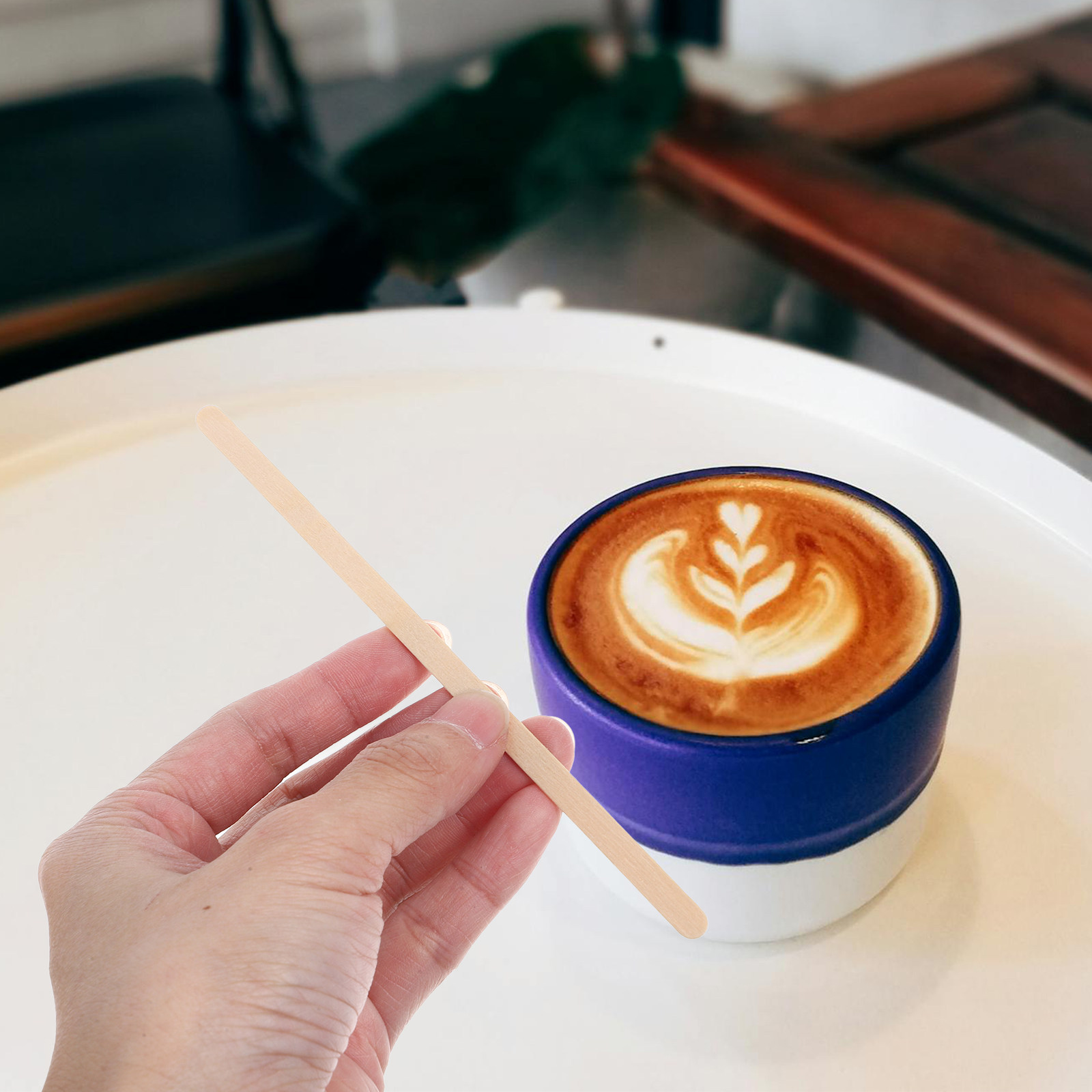 1000Pcs Wooden Coffee Stirrers - Coffee Tea Latte ulasan dan harga