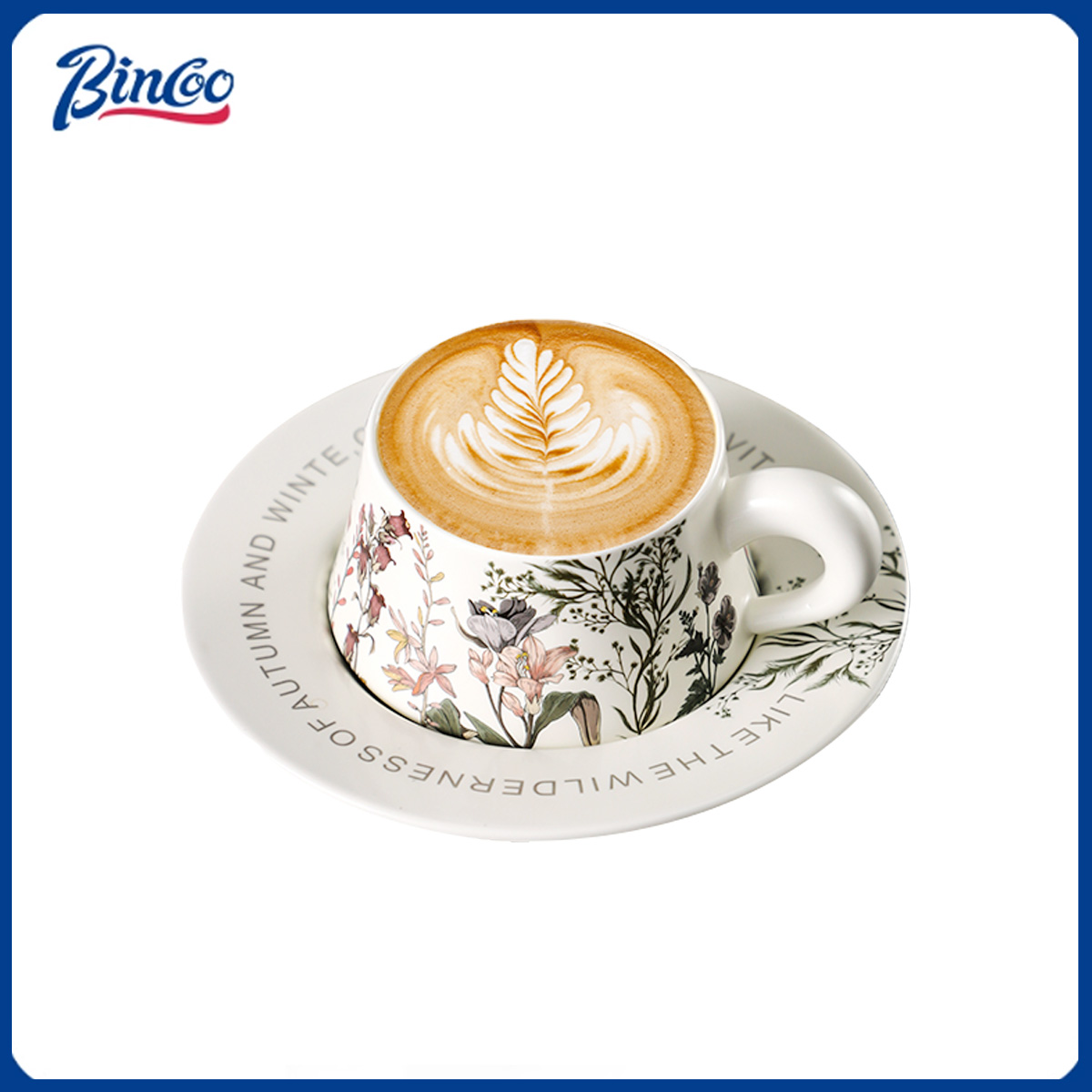 BINCOO 260ml Ceramic Coffee Cu - Coffee Tea Latte ulasan dan harga