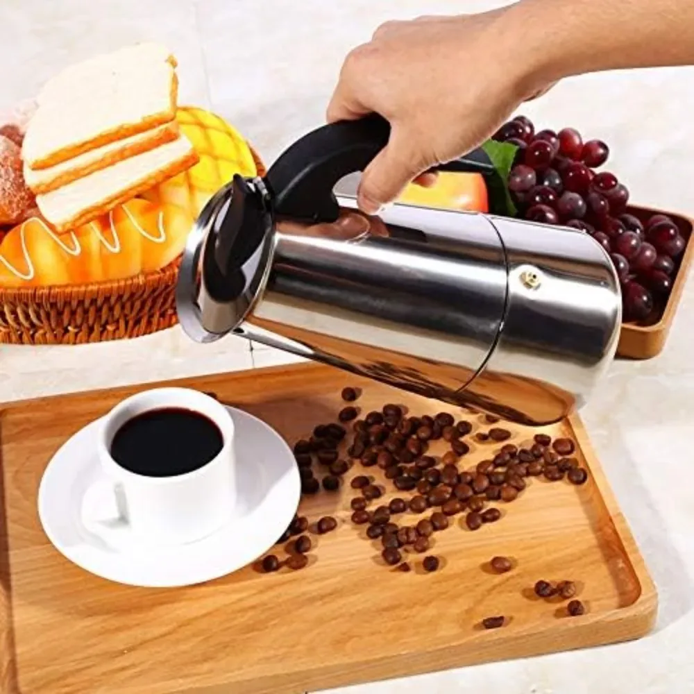 Mocha Coffee Pots Stainless St - Coffee Tea Latte ulasan dan harga